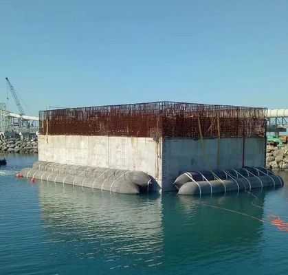 Khởi động và nâng cho tàu biển Túi khí cao su khí nén với áp suất cao cho tàu chở hàng