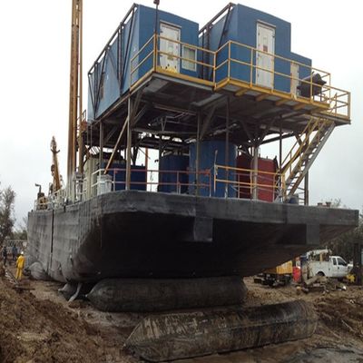 Túi khí phóng tàu cao su hàng hải bơm hơi hình trụ