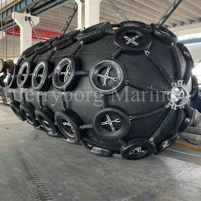 50kpa 80kpa Yokohama Bộ chắn bùn khí nén Cao su bơm hơi áp suất cao