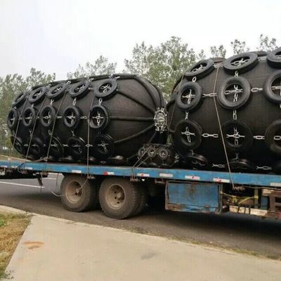 Tàu bảo vệ tàu đến bến tàu Yokohama Fender bơm hơi