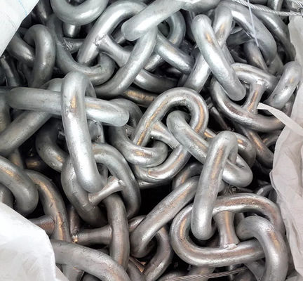 Chuỗi neo liên kết đinh neo bằng thép lớn bằng thép U2 GRADE Anchor Chain được sử dụng cho tàu thuyền