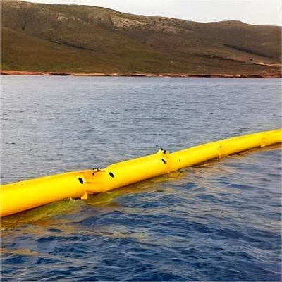 PVC Floating Barrier Foam Rubber Oil Containment Boom Đồ chứa tùy chỉnh