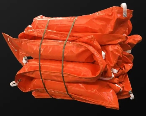 PVC Floating Barrier Foam Rubber Oil Containment Boom Đồ chứa tùy chỉnh