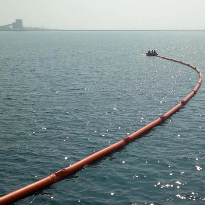 PVC Floating Barrier Foam Rubber Oil Containment Boom Đồ chứa tùy chỉnh