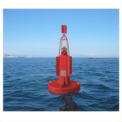 Nhà máy tùy chỉnh nhựa thủy hướng buoy biển đánh dấu buoy với ánh sáng mặt trời cho đại dương