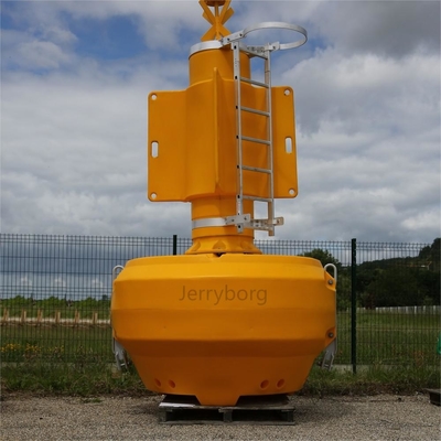 Nhà máy tùy chỉnh nhựa thủy hướng buoy biển đánh dấu buoy với ánh sáng mặt trời cho đại dương
