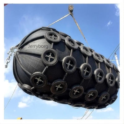 Yokohama Pneumatic Fender Docking Fender cho tàu Net Type Pneumatic Rubber Fender