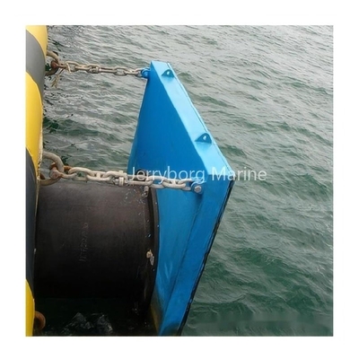 Super Cell cao su Bumper Fender Dock Marine cao su Fender với bảng phía trước