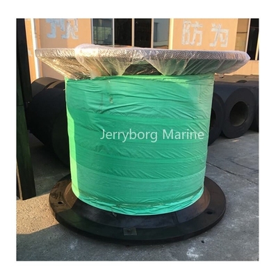 Nồng độ hấp thụ năng lượng cao siêu tế bào hình trụ Solid Boat Dock Marine Rubber Fender
