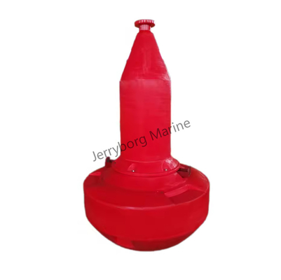 Đảo nổi từ vật liệu LLDPE lâu bền với dấu trên cùng với các sọc phản xạ cho hàng hải