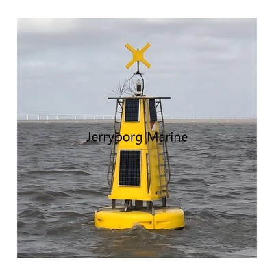 LLDPE Ocean Buoy với ánh sáng mặt trời và màu sắc hiển thị cao cho hàng hải và cảnh báo
