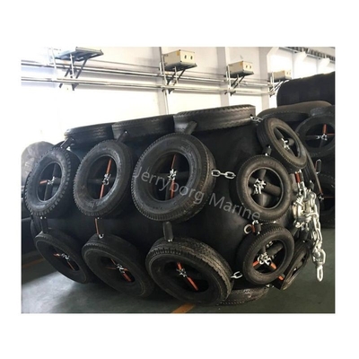 Trung Quốc sản xuất Yokohama loại Marine Fender với Lốp dây chuyền lưới cao su Fender