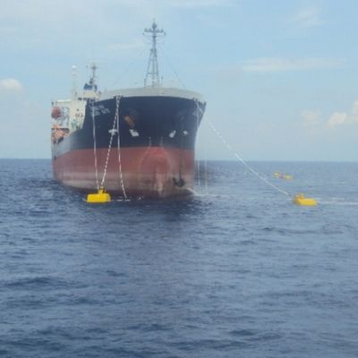 Nhựa an toàn cao Phao nổi trên biển Phao nổi màu vàng