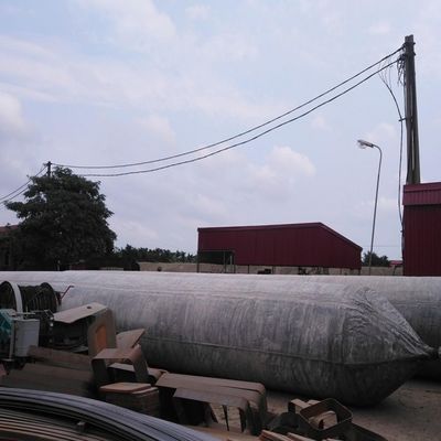 Túi khí cao su hàng hải nổi hình trụ cho trụ