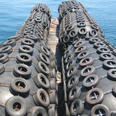 ISO17358 CCS Bộ chắn bùn khí nén Yokohama cho Bộ chắn bùn cao su bơm hơi cầu cảng
