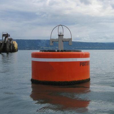 BV Chain qua phao cho tàu chở hàng Phao neo gia cố bằng polyurethane