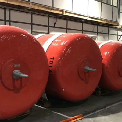 BV Hàng hải hình trụ phao cho thuyền Phao polyurethane đàn hồi tốt