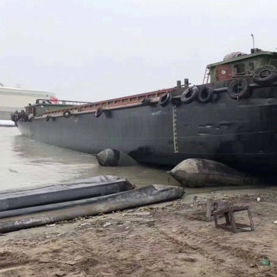 Tàu hạ thủy Túi khí nổi trên biển Túi lăn cao su tự nhiên 1.5m * 15m