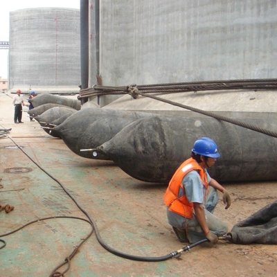 Túi khí nâng hạng nặng Túi khí bơm hơi hàng hải cao su tự nhiên với chứng chỉ CCS