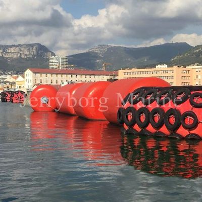 Tấm chắn bọt biển nổi Polyurethane với lốp và xích