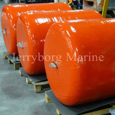 Bảo vệ tàu Polyurethane Bumper Marine Foam Fender rắn với lớp vải dây nylon