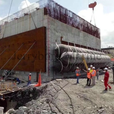 Túi khí cao su hàng hải bơm hơi tùy chỉnh để ra mắt vận chuyển