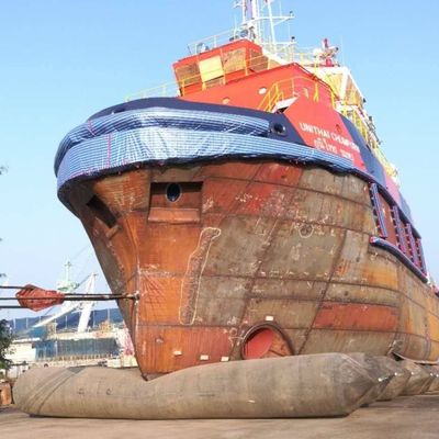 Tàu 1,2m * 12m Hạ thủy túi khí cao su hàng hải bơm hơi