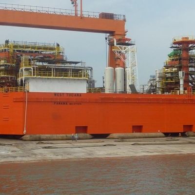 Tàu 1,2m * 12m Hạ thủy túi khí cao su hàng hải bơm hơi