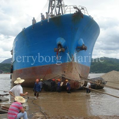 Tàu bơm hơi chống mài mòn Ra mắt túi khí cao su khí nén