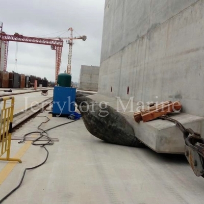 Tàu hạ thủy túi khí hàng hải bơm hơi cho container vận chuyển